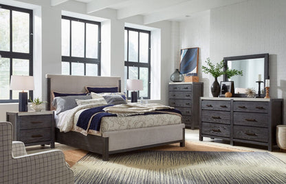 Henry & Mason  -  Ember Creek Ravenwood Black Landscape Mirror  - AFA01180 view 8