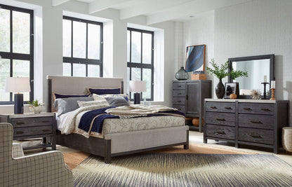 Henry & Mason  -  Ember Creek Ravenwood Black Landscape Mirror  - AFA01180 view 9