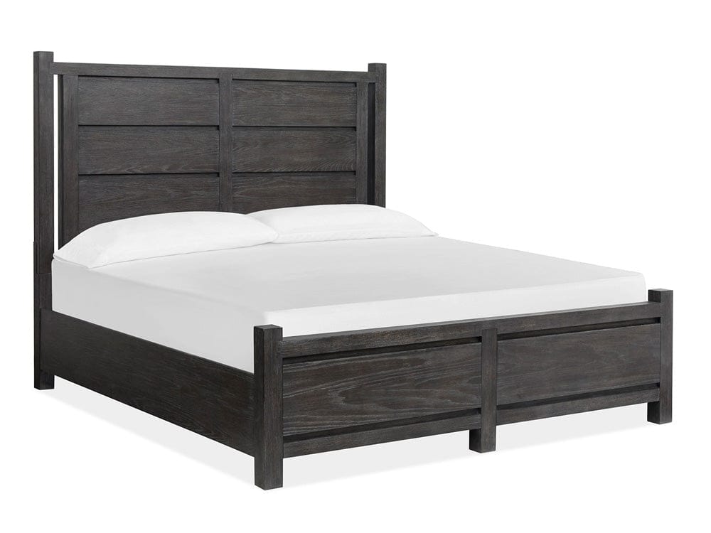 Henry & Mason  -  Ember Creek Ravenwood Black Queen Panel Bed  - AFA01184 view 1