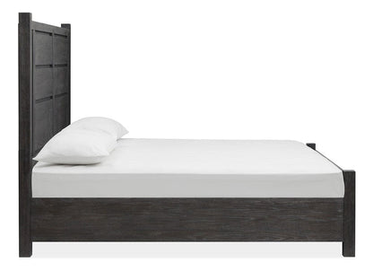 Henry & Mason  -  Ember Creek Ravenwood Black Queen Panel Storage Bed  - AFA01185 view 3