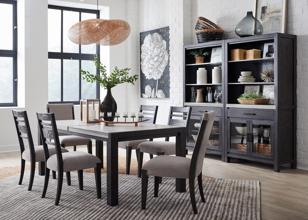 Henry & Mason  -  Ember Creek Ravenwood Black Rectangular Dining Table  - AFA01189 view 5