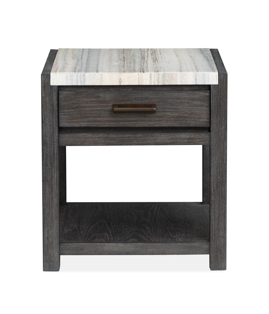 Henry & Mason  -  Ember Creek Ravenwood Black Rectangular End Table  - AFA01190 view 4
