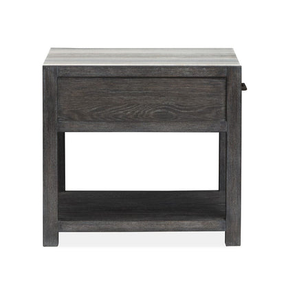 Henry & Mason  -  Ember Creek Ravenwood Black Rectangular End Table  - AFA01190 view 5