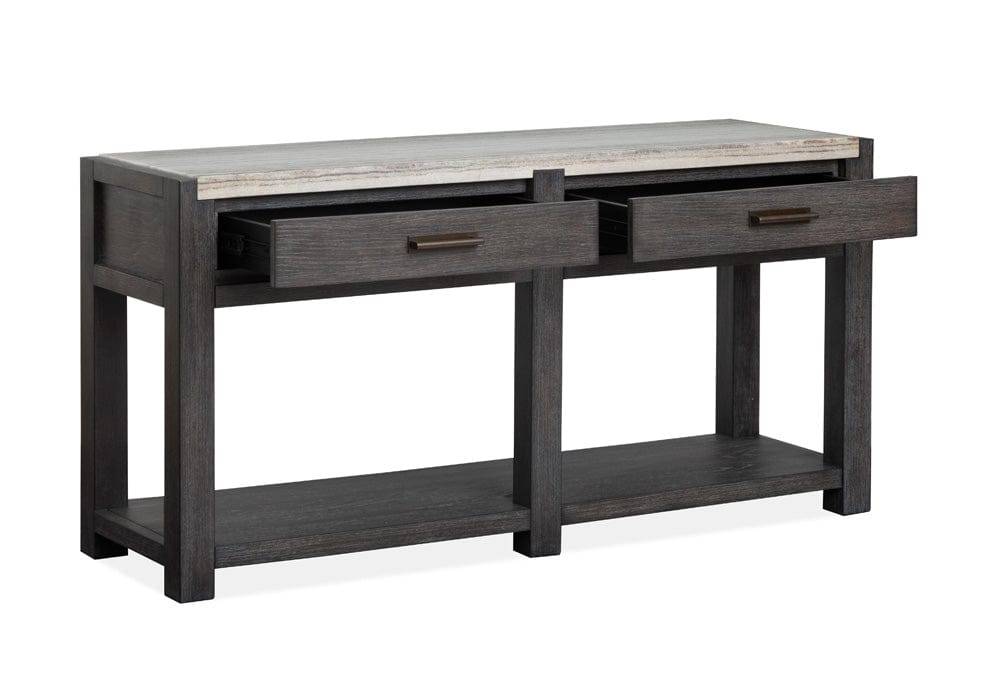 Henry & Mason  -  Ember Creek Ravenwood Black Rectangular Sofa Table  - AFA01191 view 5
