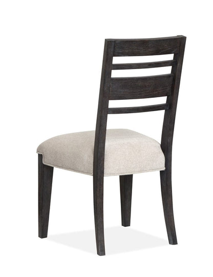 Henry & Mason  -  Ember Creek Ravenwood Black Upholstered Side Chair (Set of 2)  - AFA01193 view 2