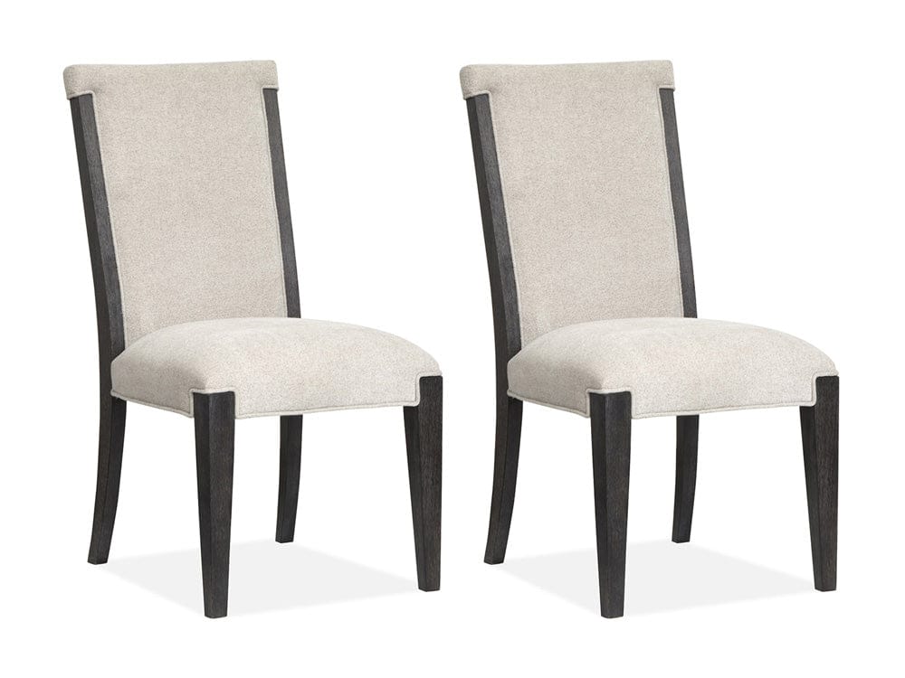Henry & Mason  -  Ember Creek Ravenwood Black Upholstered Side Chair (Set of 2)  - AFA01194 view 1