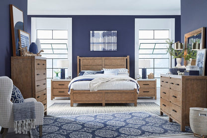 Henry & Mason  -  Ember Creek Sierra Brown California King Panel Bed  - AFA01198 view 5