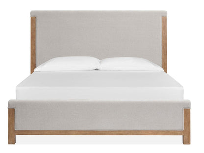 Henry & Mason  -  Ember Creek Sierra Brown California King Upholstered Panel Bed  - AFA01200 view 2