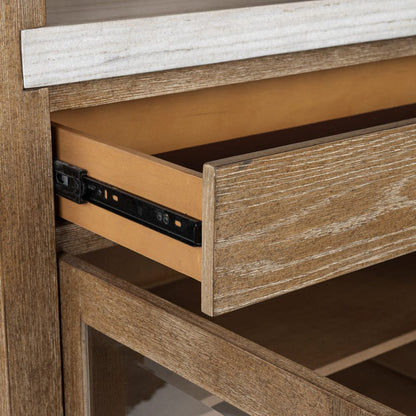 Henry & Mason  -  Ember Creek Sierra Brown Display Cabinet  - AFA01202 view 9