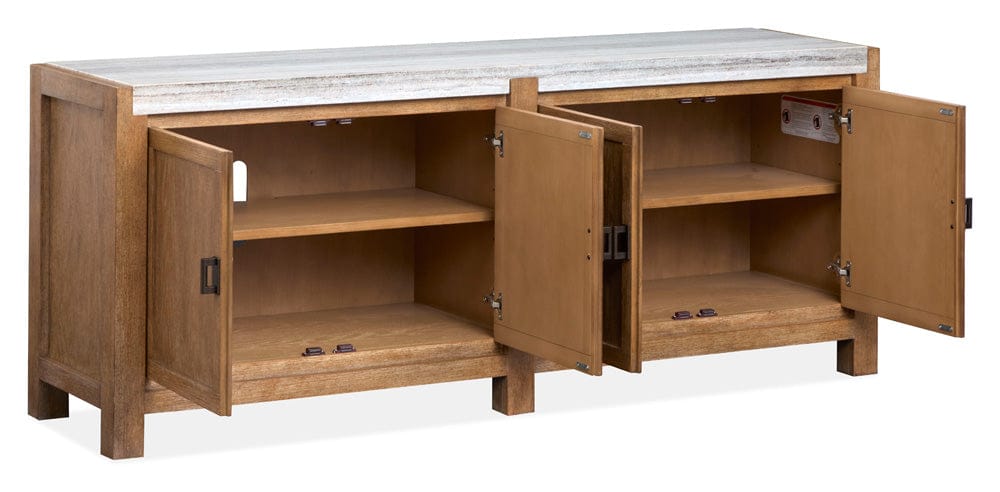 Henry & Mason  -  Ember Creek Sierra Brown Door Console  - AFA01204 view 3