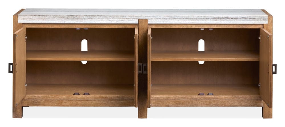Henry & Mason  -  Ember Creek Sierra Brown Door Console  - AFA01204 view 4
