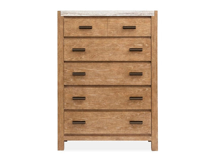 Henry & Mason  -  Ember Creek Sierra Brown Drawer Chest  - AFA01205 view 2