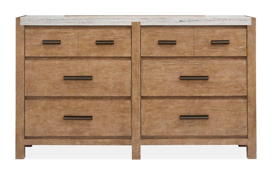 Henry & Mason  -  Ember Creek Sierra Brown Drawer Dresser  - AFA01206 view 1