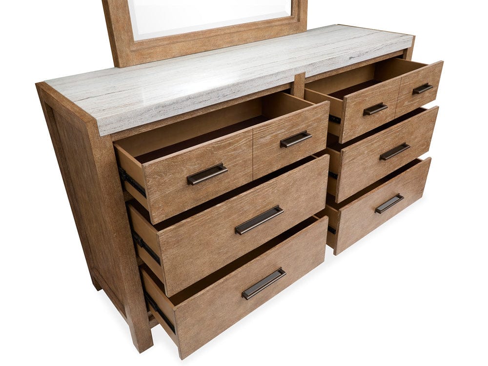 Henry & Mason  -  Ember Creek Sierra Brown Drawer Dresser  - AFA01206 view 2