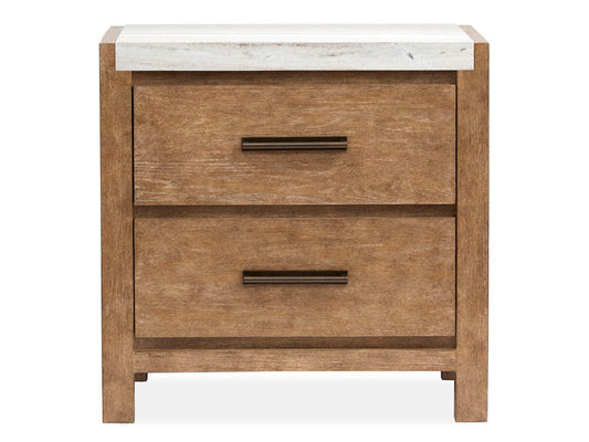 Henry & Mason  -  Ember Creek Sierra Brown Drawer Nightstand  - AFA01208 view 2