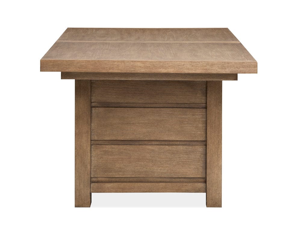 Henry & Mason  -  Ember Creek Sierra Brown Extendable Trestle Dining Table  - AFA01209 view 2