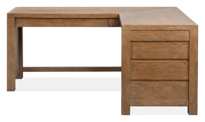 Henry & Mason  -  Ember Creek Sierra Brown L Desk  - AFA01214 view 3