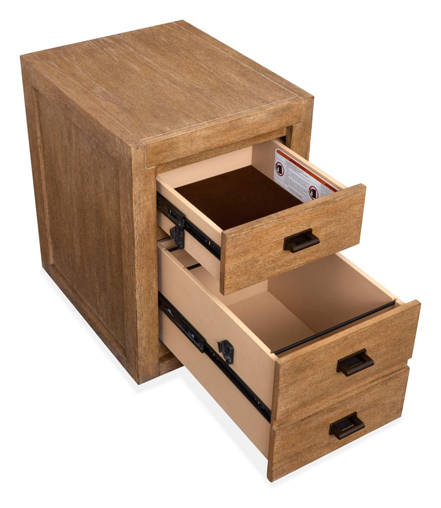 Henry & Mason  -  Ember Creek Sierra Brown Mobile File With Casters  - AFA01216 view 4