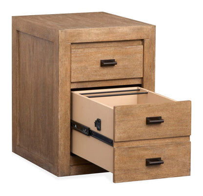 Henry & Mason  -  Ember Creek Sierra Brown Mobile File With Casters  - AFA01216 view 6