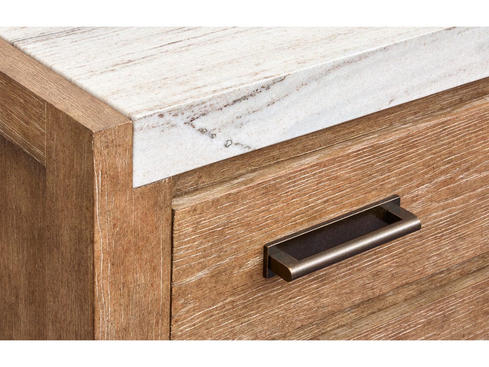Henry & Mason  -  Ember Creek Sierra Brown Open Nightstand  - AFA01217 view 7