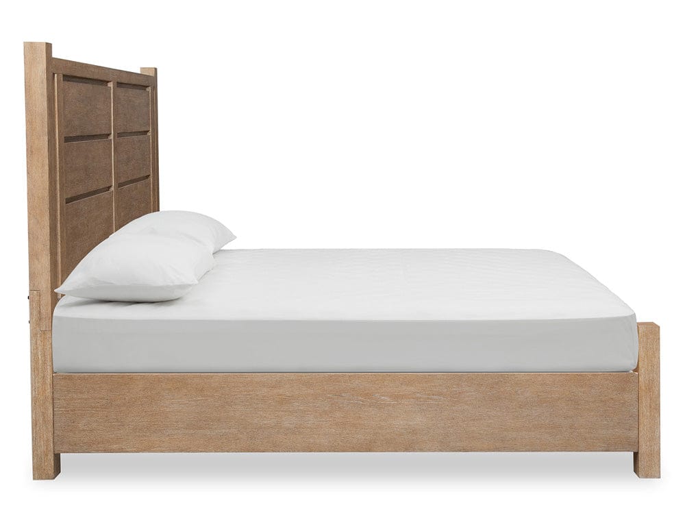 Henry & Mason  -  Ember Creek Sierra Brown Queen Panel Storage Bed  - AFA01219 view 4