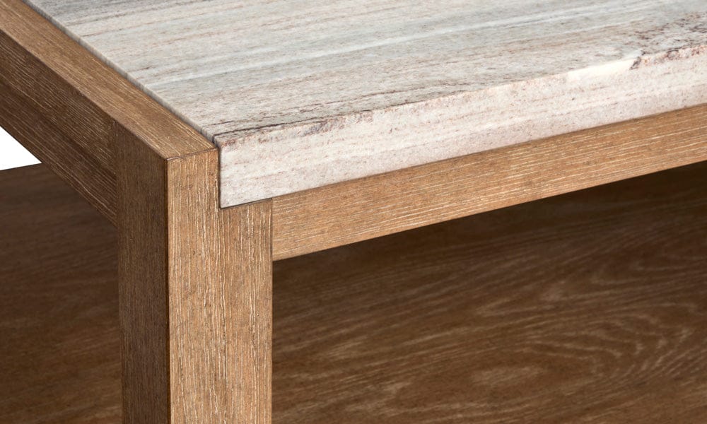 Henry & Mason  -  Ember Creek Sierra Brown Rectangular Cocktail Table With Casters  - AFA01222 view 4