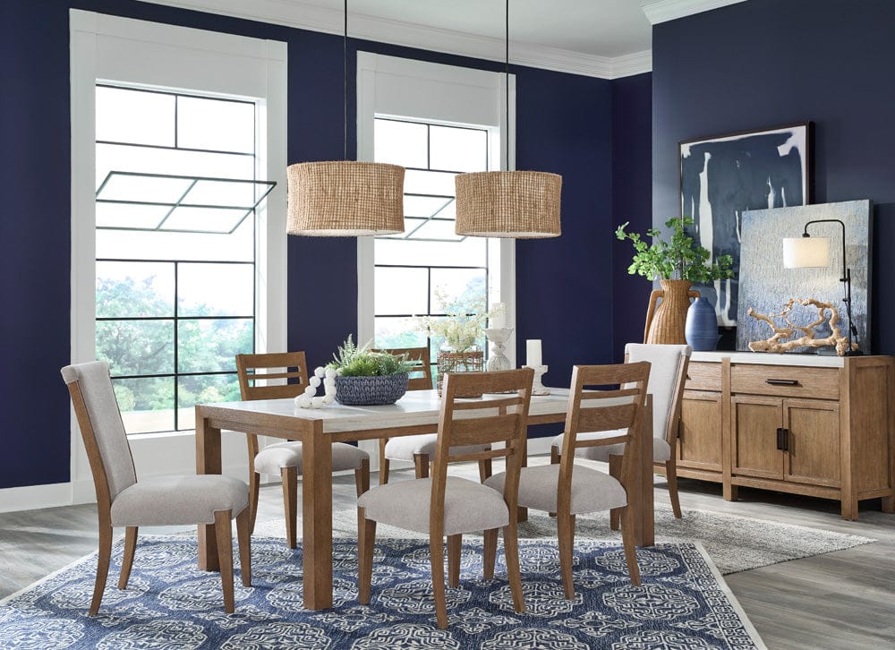 Henry & Mason  -  Ember Creek Sierra Brown Rectangular Dining Table  - AFA01223 view 5