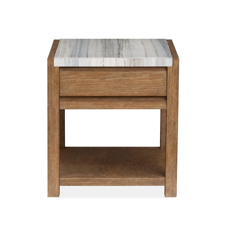 Henry & Mason  -  Ember Creek Sierra Brown Rectangular End Table  - AFA01224 view 3