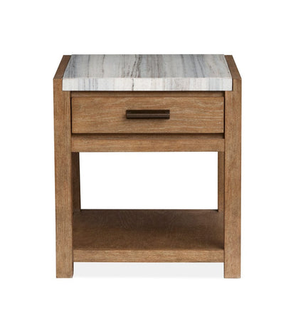 Henry & Mason  -  Ember Creek Sierra Brown Rectangular End Table  - AFA01224 view 4