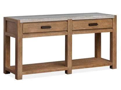 Henry & Mason  -  Ember Creek Sierra Brown Rectangular Sofa Table  - AFA01225 view 1