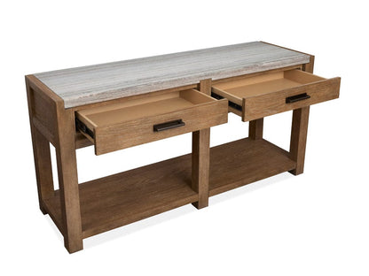 Henry & Mason  -  Ember Creek Sierra Brown Rectangular Sofa Table  - AFA01225 view 4