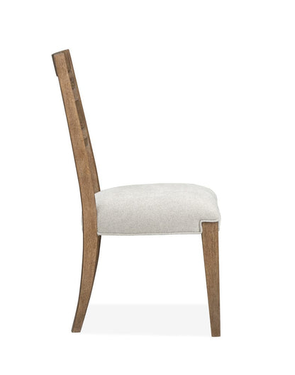 Henry & Mason  -  Ember Creek Sierra Brown Upholstered Side Chair (Set of 2)  - AFA01227 view 3