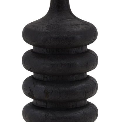 Henry & Mason - Estrada 27.5in Black Mango Wood Table Lamp with Beige Jute Shade - DV7533 veiw 2