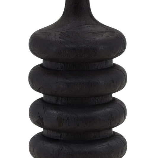 Henry & Mason - Estrada 27.5in Black Mango Wood Table Lamp with Beige Jute Shade - DV7533 veiw 2