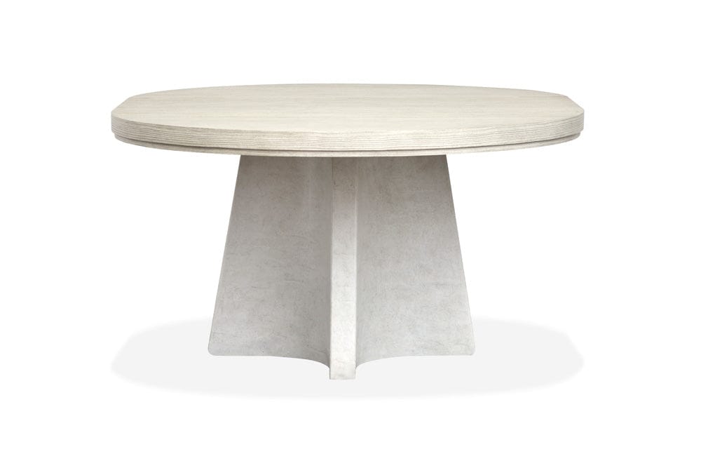 Henry & Mason  -  Evelune Misty Cloud Extendable 54" Round Dining Table  - AFA01088 view 1