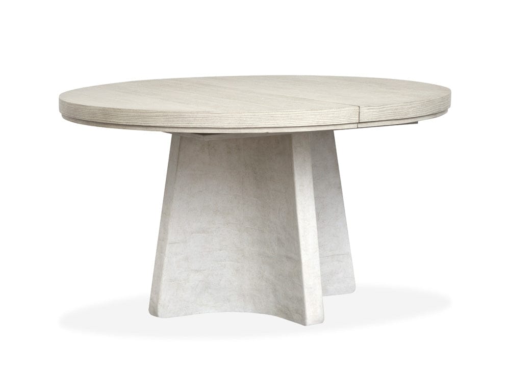 Henry & Mason  -  Evelune Misty Cloud Extendable 54" Round Dining Table  - AFA01088 view 4
