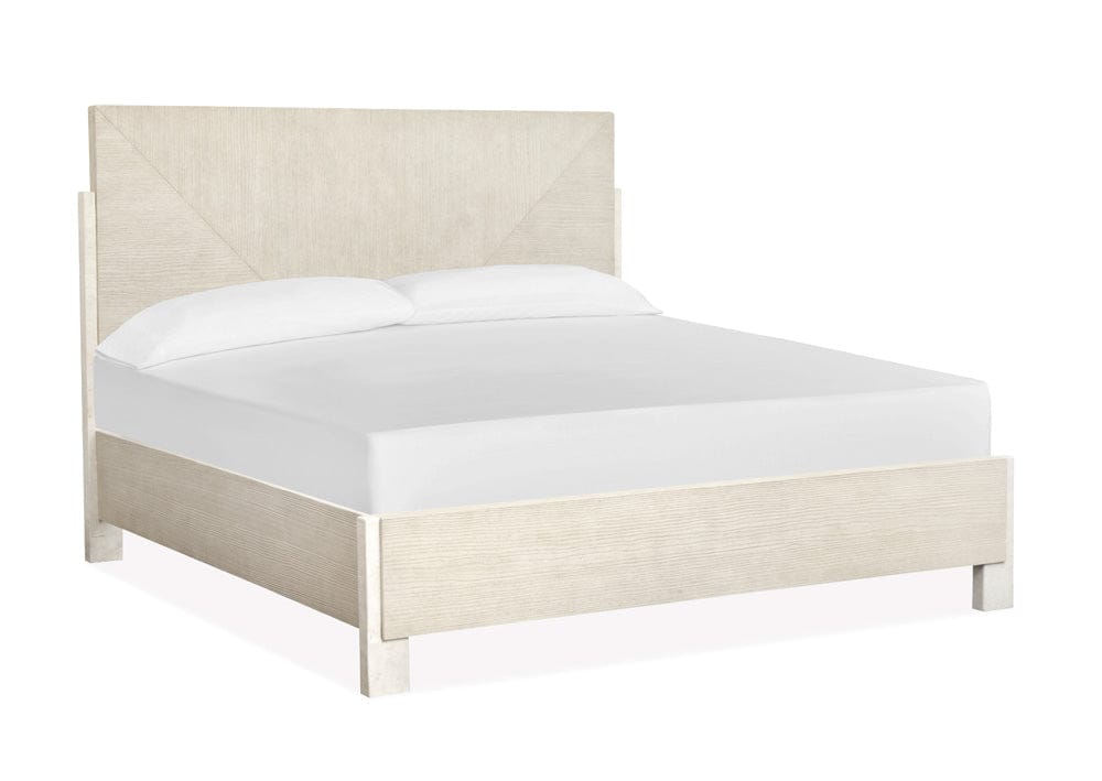 Henry & Mason  -  Evelune Misty Cloud King Panel Bed  - AFA01090 view 1