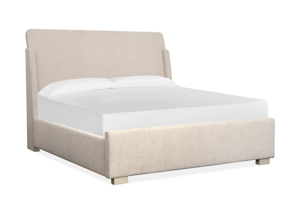 Henry & Mason  -  Evelune Misty Cloud King Upholstered Sleigh Bed  - AFA01091 view 1