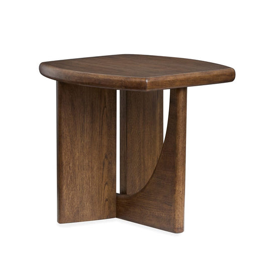 Henry & Mason  -  Faelia Sienna Brown Rectangular End Table  - AFA01160 view 1