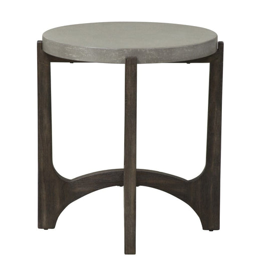 Henry & Mason - Falls End Table in Wirebrush Rustic Brown - AFA02213 view 1