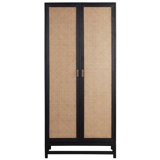 Henry & Mason - Farenth Solid Hardwood Cabinet with Rattan Double Doors - DV7543 veiw 2