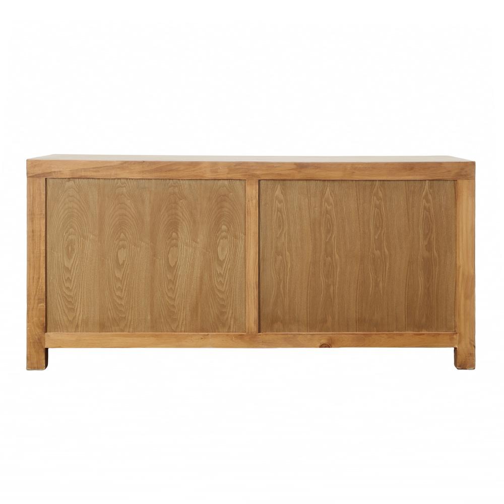 Henry & Mason - Ferante 4 Door Reclaimed Pine Wood Sideboard in Light Warm Wash - DV7449 veiw 4