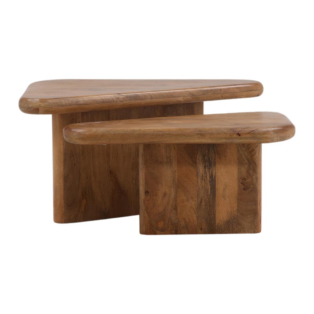 Henry & Mason - Festi 2pc Brown Mango Wood Occasional Table Set - DV7650 veiw 2
