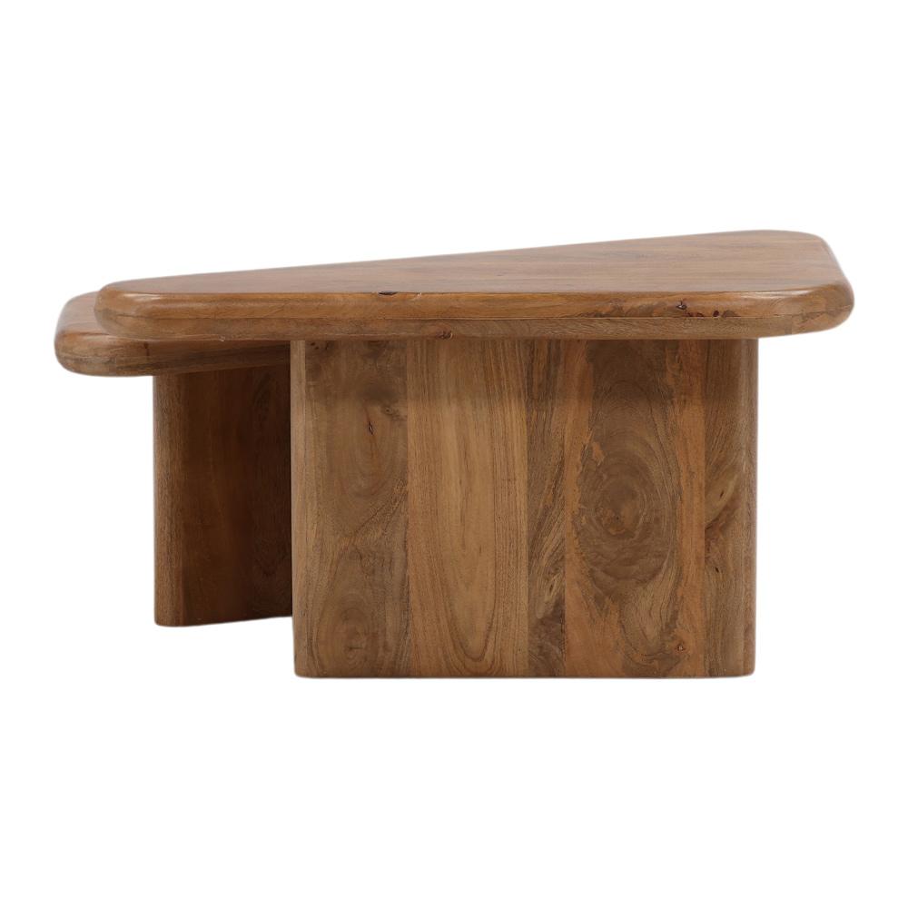 Henry & Mason - Festi 2pc Brown Mango Wood Occasional Table Set - DV7650 veiw 4