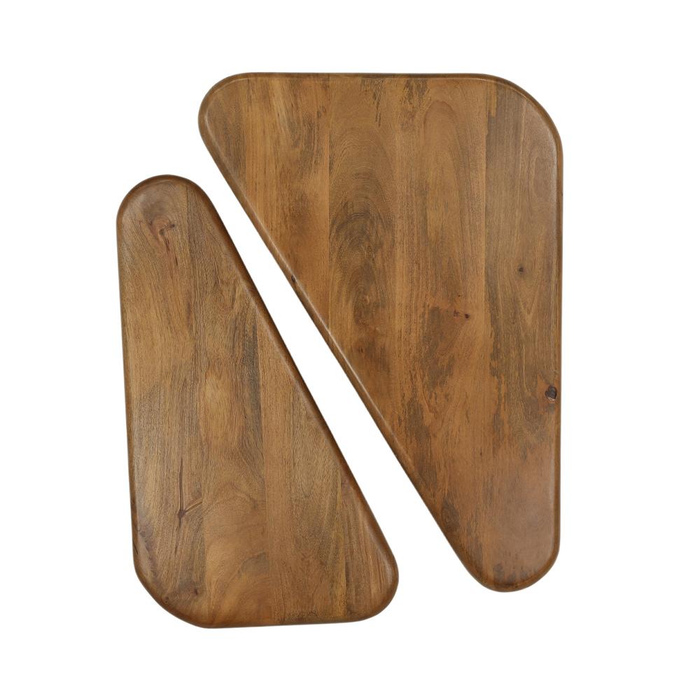 Henry & Mason - Festi 2pc Brown Mango Wood Occasional Table Set - DV7650 veiw 5