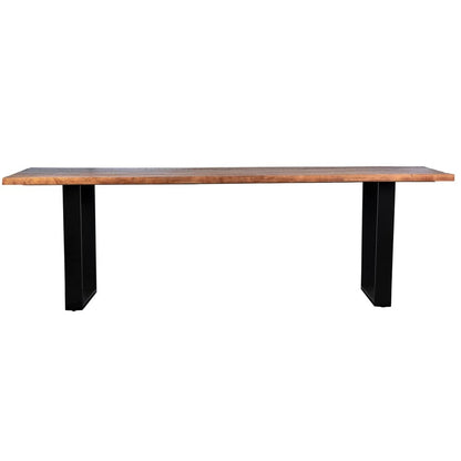 Henry & Mason - Fidelis Acacia and Iron Dining Table - DV7905 veiw 2