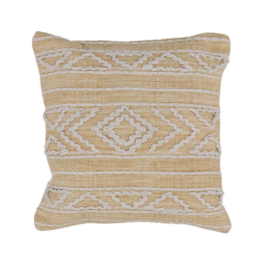 Henry & Mason - Fields Handwoven Pillow in Yellow - DV7583 veiw 1