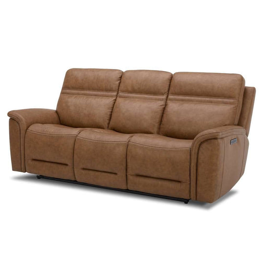 Henry & Mason - Fletcher Sofa P3 & ZG in Camel Leather - AFA03436 view 2