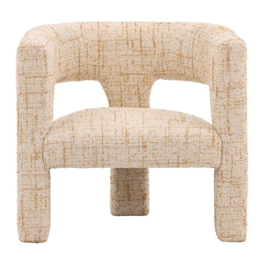 Henry & Mason - Flynn Hardwood Occasional Chair in Ginger Tweed - DV7409 veiw 2
