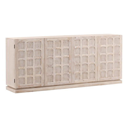 Henry & Mason - Fordd Whitewashed Elm Wood Sideboard - DV7076 veiw 1
